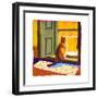 Sun Cat-Julia-Framed Giclee Print