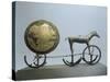 Sun Chariot, Bronze and Gold Leaf, from Trundholm-null-Stretched Canvas