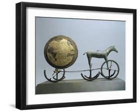 Sun Chariot, Bronze and Gold Leaf, from Trundholm-null-Framed Giclee Print