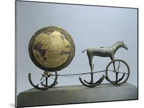 Sun Chariot, Bronze and Gold Leaf, from Trundholm-null-Mounted Giclee Print