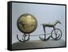 Sun Chariot, Bronze and Gold Leaf, from Trundholm-null-Framed Stretched Canvas