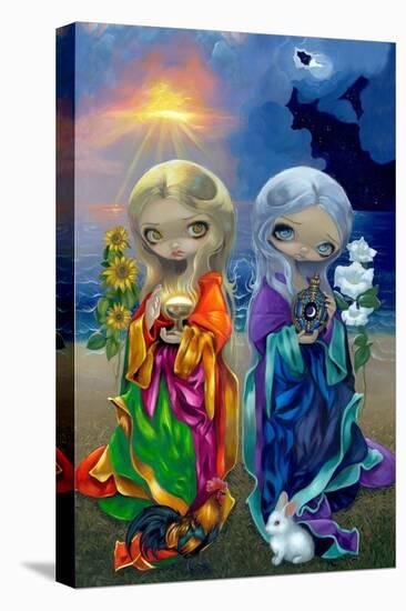 Sun Child and Moon Child-Jasmine Becket-Griffith-Stretched Canvas