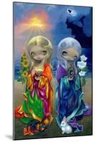 Sun Child and Moon Child-Jasmine Becket-Griffith-Mounted Art Print