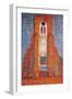 Sun, Church in Zeeland; Zoutelande Church Facade-Piet Mondrian-Framed Giclee Print