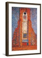 Sun, Church in Zeeland; Zoutelande Church Facade-Piet Mondrian-Framed Giclee Print