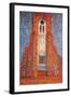 Sun, Church in Zeeland; Zoutelande Church Facade-Piet Mondrian-Framed Giclee Print