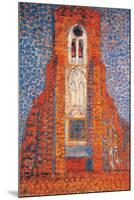 Sun, Church in Zeeland; Zoutelande Church Facade-Piet Mondrian-Mounted Giclee Print