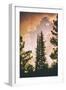 Sun Clouds and Trees of Bend Oregon-Vincent James-Framed Photographic Print