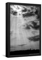 Sun Coming Through the Clouds-null-Framed Poster