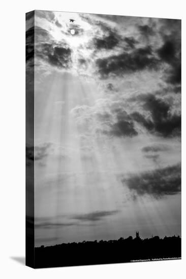 Sun Coming Through the Clouds-null-Stretched Canvas