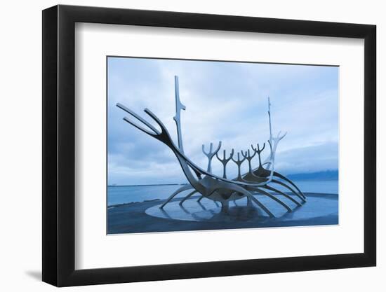 Sun-Craft Sculpture, Reykjavik, Iceland, Polar Regions-Miles Ertman-Framed Photographic Print