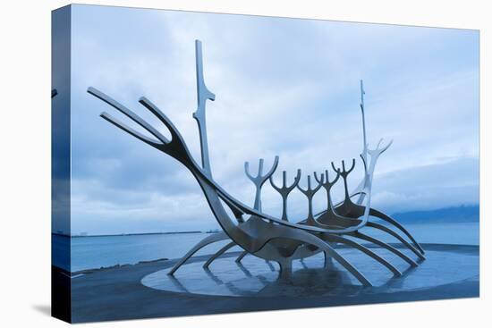 Sun-Craft Sculpture, Reykjavik, Iceland, Polar Regions-Miles Ertman-Stretched Canvas