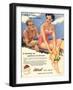 Sun Creams Lotions Tan Tanning Sunburn Astral Suntans Sunbathing, UK, 1950-null-Framed Giclee Print