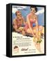 Sun Creams Lotions Tan Tanning Sunburn Astral Suntans Sunbathing, UK, 1950-null-Framed Stretched Canvas