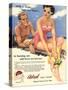 Sun Creams Lotions Tan Tanning Sunburn Astral Suntans Sunbathing, UK, 1950-null-Stretched Canvas