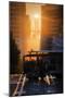 Sun Cresting the Bay Bridge, California Street, San Francisco-Vincent James-Mounted Photographic Print