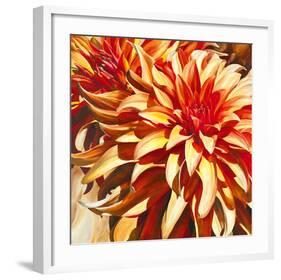 Sun Dahlia-Sarah Caswell-Framed Giclee Print