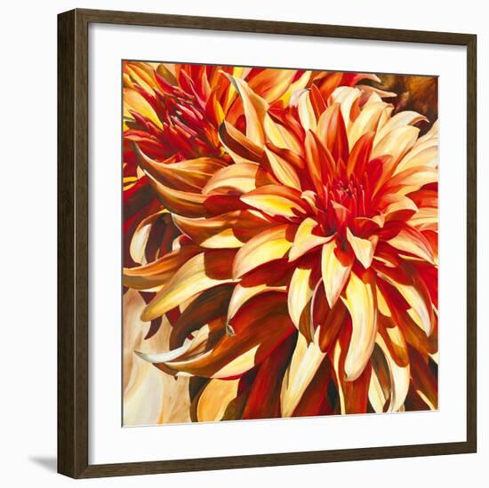 Sun Dahlia-Sarah Caswell-Framed Giclee Print