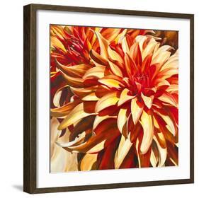 Sun Dahlia-Sarah Caswell-Framed Giclee Print