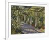 Sun Dappled Garden with Trellis-Colin Campbell Cooper-Framed Giclee Print