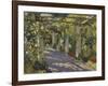 Sun Dappled Garden with Trellis-Colin Campbell Cooper-Framed Giclee Print