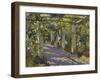 Sun Dappled Garden with Trellis-Colin Campbell Cooper-Framed Giclee Print