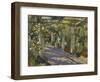 Sun Dappled Garden with Trellis-Colin Campbell Cooper-Framed Giclee Print