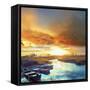 Sun Down Light-Ata Alishahi-Framed Stretched Canvas