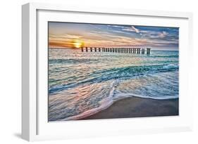 Sun Down-Mary Lou Johnson-Framed Art Print