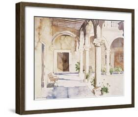 Sun-Drenched Cloisters-Richard Akerman-Framed Premium Giclee Print