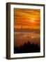 Sun Drop, Over San Francisco, Awe Inspiring Sunset View-Vincent James-Framed Photographic Print