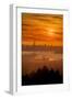 Sun Drop, Over San Francisco, Awe Inspiring Sunset View-Vincent James-Framed Photographic Print