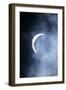 Sun Eclipse, Shadow of the Moon Covering the Sun-null-Framed Photographic Print