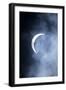 Sun Eclipse, Shadow of the Moon Covering the Sun-null-Framed Photographic Print