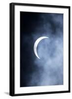 Sun Eclipse, Shadow of the Moon Covering the Sun-null-Framed Photographic Print