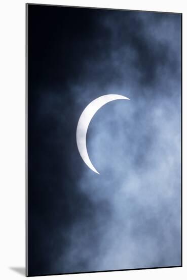 Sun Eclipse, Shadow of the Moon Covering the Sun-null-Mounted Photographic Print