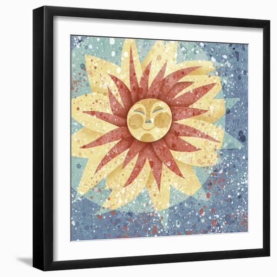 Sun Face Sonnet-April Hartmann-Framed Giclee Print