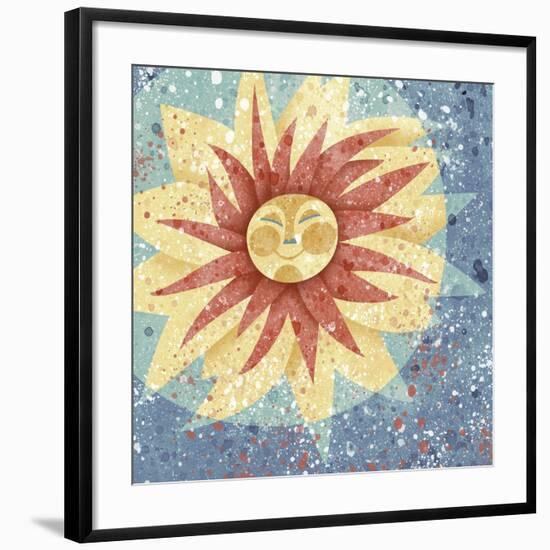 Sun Face Sonnet-April Hartmann-Framed Giclee Print