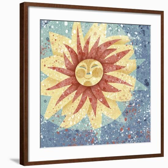 Sun Face Sonnet-April Hartmann-Framed Giclee Print