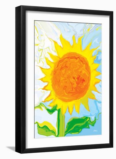 Sun Flower-Rabi Khan-Framed Art Print