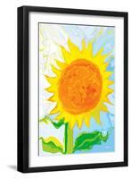 Sun Flower-Rabi Khan-Framed Art Print