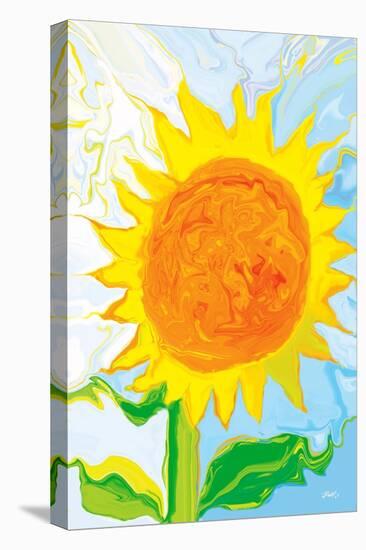 Sun Flower-Rabi Khan-Stretched Canvas