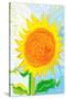 Sun Flower-Rabi Khan-Stretched Canvas