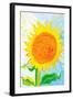 Sun Flower-Rabi Khan-Framed Art Print