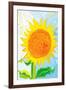 Sun Flower-Rabi Khan-Framed Art Print