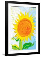 Sun Flower-Rabi Khan-Framed Art Print