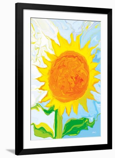 Sun Flower-Rabi Khan-Framed Art Print