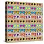 Sun Glasses Pattern-Leo Brazil-Stretched Canvas