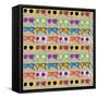 Sun Glasses Pattern-Leo Brazil-Framed Stretched Canvas