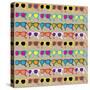 Sun Glasses Pattern-Leo Brazil-Stretched Canvas